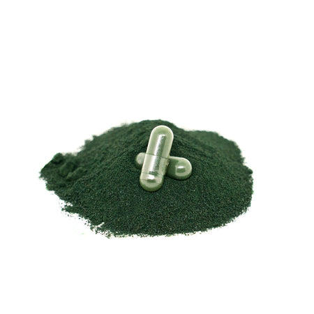 Spirulina biologica, 300 capsule da 360 gr