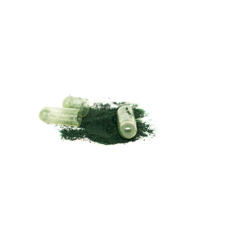Spirulina biologica, 300 capsule da 360 gr