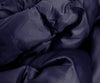 Trapunta matrimoniale Invernale bifaccia-double face in raso di puro cotone Made in Italy Beige/Blu Notte