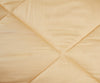 Trapunta matrimoniale Invernale bifaccia-double face in raso di puro cotone Made in Italy Beige/Grano