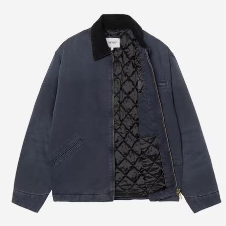 Carhartt Giacca OG Detroit Jkt Dk Navy  Blk stone Wash