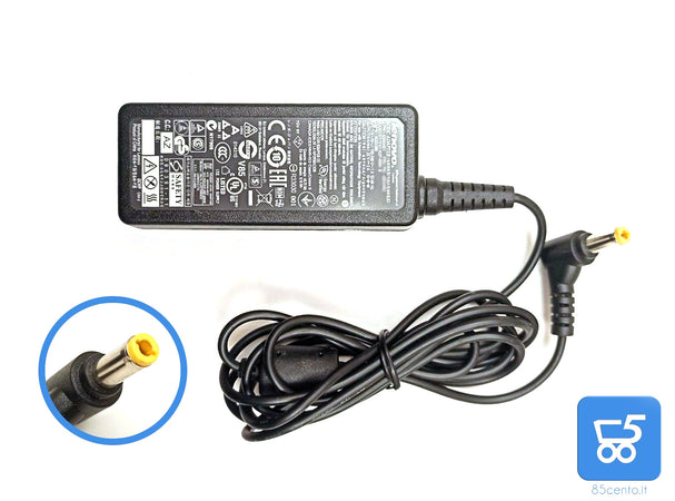 Caricatore Alimentatore Lenovo originale per Notebook o Portatili di altri Marchi da 40W 20V 2A Spinotto 5,5*2,5mm ADP-40NHB - Ricondizionato
