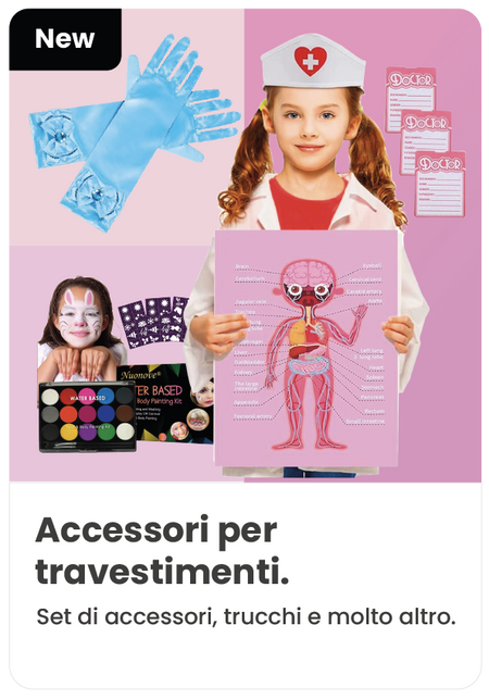 Giochi d'imitazione e accessori di travestimento