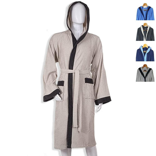 Carrara Accappatoio Microspugna con Cappuccio Voyage 88706 D32 - Passarelli Biancheria