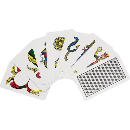 Carte da gioco Plastificate Napoletane Modiano 150° anniversario Blu