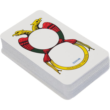 Carte da gioco Plastificate Napoletane Modiano 150° anniversario Blu