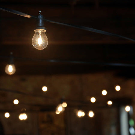 Cavo con 10 lampadine effetto vintage catena da esterno ed interno 7,5 mt