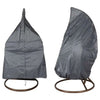 Cover per poltrona sospesa con chiusura lampo per giardino e veranda