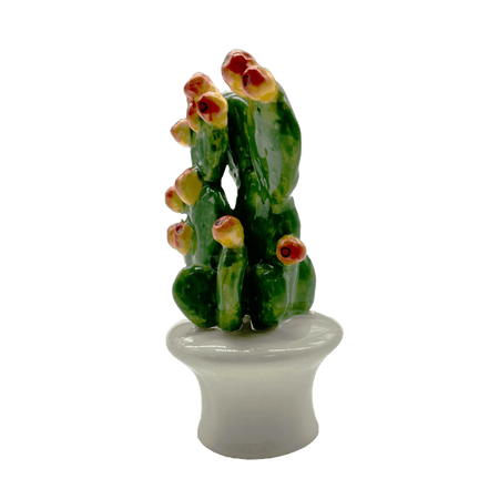 Piantina di Fichi D'india in Ceramica Siciliana