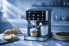 Macchina Caffè Espresso 4in1 20 Bar 1350W Capsule Cialde Polvere con Cappuccinatore Automatico 0,5L e Pannello Touch