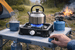 Fornello a Gas Portatile 1 Fuoco GPL 2,2 kW per Esterno Piano Cottura Campeggio
