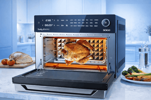 Friggitrice Forno e Disidratatore 30L 1800W con 18 Menu Preimpostati e Timer 12 Ore