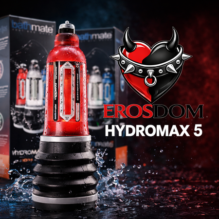 Pompa per il pene Bathmate Hydromax 5 allargamento potenziamento erezione rosso