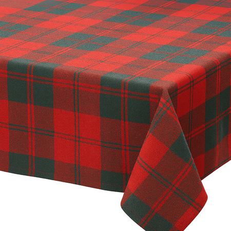 Tovaglia in plastica stile scozzese per tavolo di Natale 140 x 180 cm