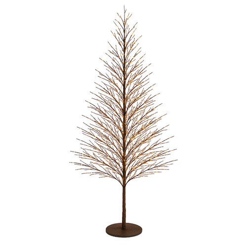 Abete di Natale alta qualità con luci microLed color bianco caldo per decorazioni natalizie