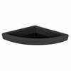 Sottovaso per vaso angolare in resina per piante e fiori Made in Italy da esterno