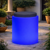 Poltroncina luminosa Round Bright rotonda con led pouf Made in Italy per esterno