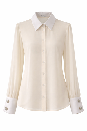 Camicia inserti in raso