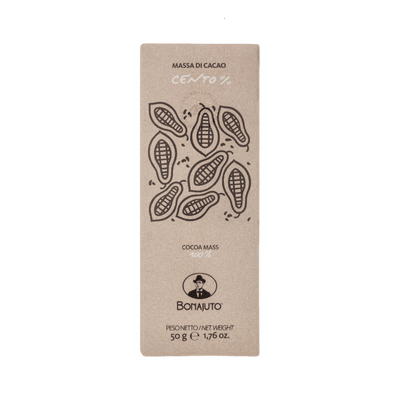 Cioccolato 100% | Artigianale - Fatto a Mano a Modica, Sicilia | Senza Glutine | Bonajuto | 50g
