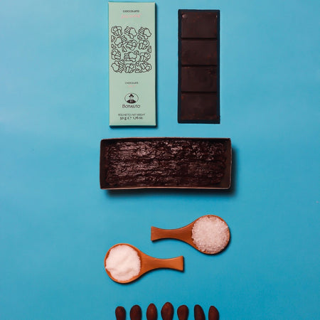 Cioccolato al Sale | Artigianale - Fatto a Mano a Modica, Sicilia | Senza Glutine | Bonajuto | 50g