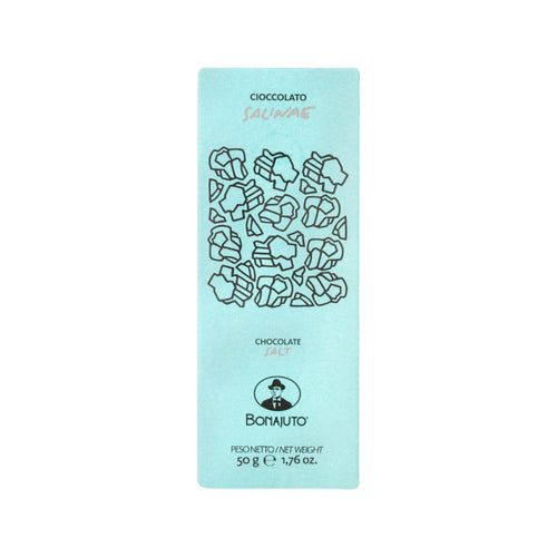 Cioccolato al Sale | Artigianale - Fatto a Mano a Modica, Sicilia | Senza Glutine | Bonajuto | 50g