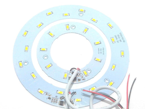 Led Camper T9 Plate Circolina 9W+5W Resa 140W DC 12V SMD 5730 Bianco Caldo 3000K