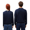 Lacoste felpe senza cappuccio uomo lacoste - sweatshirt - blu da uomo