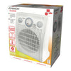 Clock Termoventilatore Potenza 1700-2000W Timer 24 Ore Termostato Regolabile Ventilazione