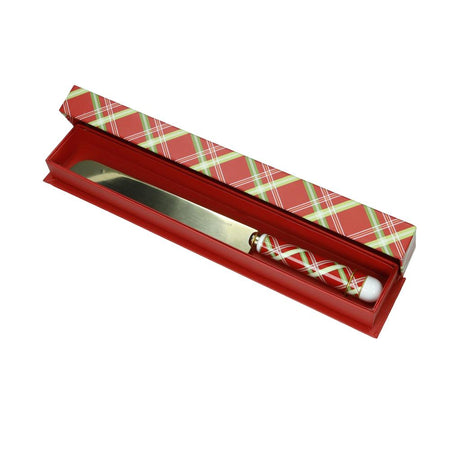 Coltello Torta Coccole Champagne Inox con manico Ceramica Brandani 80120