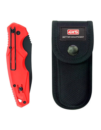 Coltello a serramanico con affilatura della lama in parte liscia e ondulata 4K5 600.100A - TK 100