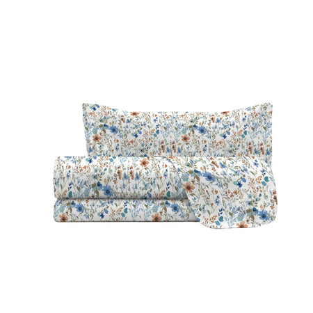 Completo Lenzuola 100% Cotone Ida - Varie Dimensioni