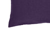 Parure copripiumino in puro lino stone washed Viola