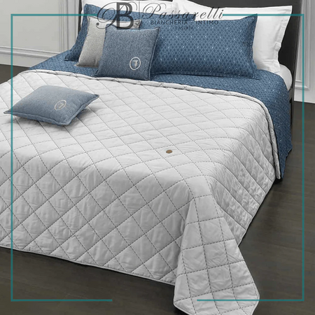 Trussardi Home Completo Lenzuola Matrimoniale Royal Grayhound S220 - Passarelli Biancheria