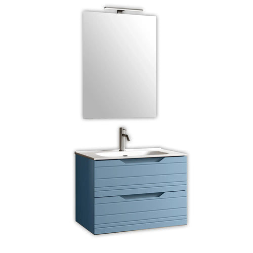Composizione Bagno Sospesa 80cm - Solmira