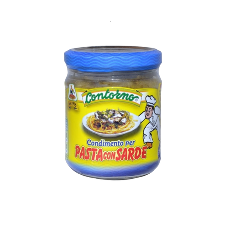 Condimento per Pasta con Sarde | Ricetta Tradizionale | Senza Glutine | Fratelli Contorno, Sicilia | 195g