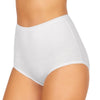Slip Culotte in Cotone Jadea Mod. 05 Vita Alta Bianco/Nero