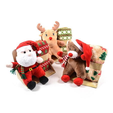 Coperta 90 x 75Cm con Personaggio Natalizio CASUALE Mercury