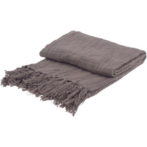 Coperta decorativa leggera morbida con frange in cotone per letto e divano 170 cm