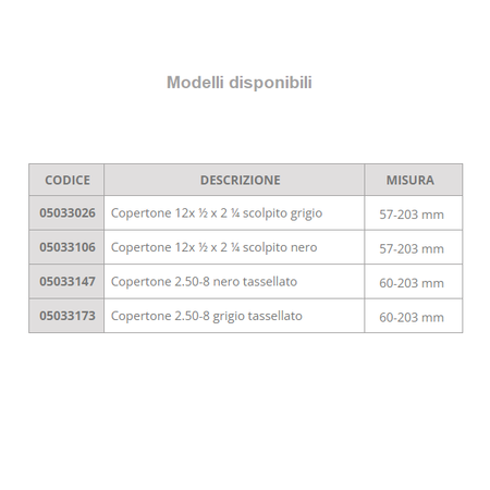 Copertoni per carrozzina disabili B1i