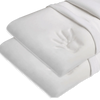 Coppia Cuscini Guanciale 42x72x11 cm in Memory Foam Bianco B48 - Passarelli Biancheria