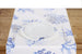 Runner da tavola in 100% cotone stampa digitale made in Italy CORALLI BLU