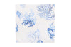 Set 6 tovaglioli da tavola 100% cotone stampa digitale, made in Italy CORALLI BLU