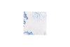 Set 6 tovaglioli da tavola 100% cotone stampa digitale, made in Italy CORALLI BLU