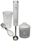 Frullatore a Immersione 600W Acciaio Inox 3 Terminali Intercambiabili Potenza