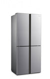 Hisense RQ515N4AC2 frigorifero side-by-side Libera installazione 427 L E Metallico, Argento