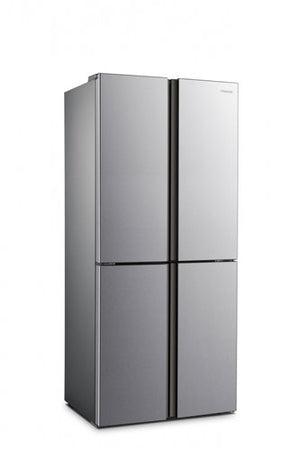 Hisense RQ515N4AC2 frigorifero side-by-side Libera installazione 427 L E Metallico, Argento