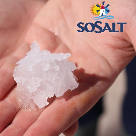 Cristalli di Salina | Cristalli di Sale Marino Integrale di Trapani, Sicilia | Sosalt | 300g