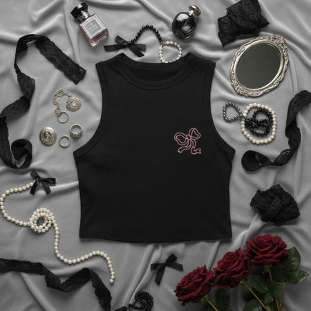 Crop Top Ghettoblaster Fiocco black