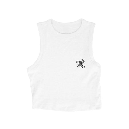 Crop Top Ghettoblaster Fiocco white