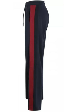 Tommy Hilfiger PANTALONE TUTA STR SPLIT GLOBAL STRIPE PANTS da donna